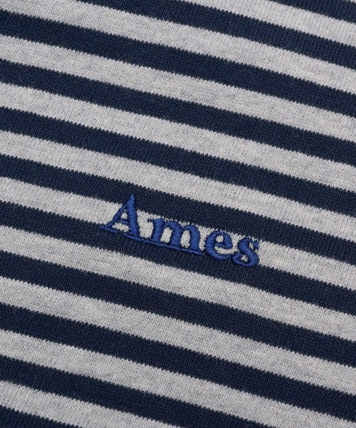 AMESWORLDWIDE（アメスワールドワイド）の「【UNISEX】AMES WORLDWIDE ／ボーダーフーディー ZIP（パーカー・レディース・ブラウン/ネイビー・MEDIUM/SMALL）」の17枚目の写真