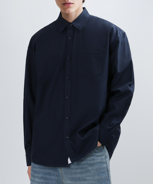 VERYVAIN(ベリベーン)の「OVER OXFORD SHIRTS (NAVY)(シャツ/ブラウス・メンズ・その他・LARGE/MEDIUM)」の1枚目の写真