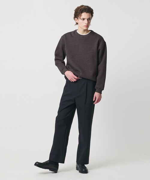 BEAUTY&YOUTH UNITED ARROWS（ビューティーアンドユースユナイテッドアローズ）の「ヘザード クルーネック スウェット（スウェット・メンズ・ナチュラル/ダークグレー/ロイヤルブルー・S/XL/M/L）」の6枚目の写真