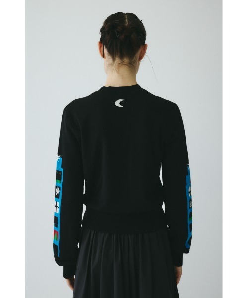 HeRIN.CYE（ヘリンドットサイ）の「Holiday knit top　　ホリデーニットトップ（ニット/セーター・レディース・ブラック系その他/グリーン系その他・FREE）」の6枚目の写真