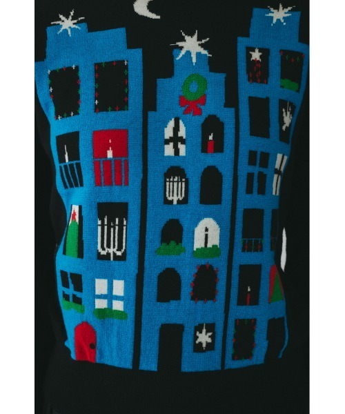 HeRIN.CYE（ヘリンドットサイ）の「Holiday knit top　　ホリデーニットトップ（ニット/セーター・レディース・ブラック系その他/グリーン系その他・FREE）」の9枚目の写真