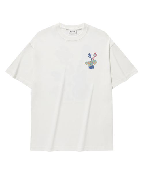 COVERNAT(カバーナット)の「バンドプレイグラフィックTシャツホワイト(Tシャツ/カットソー・レディース・その他・X-SMALL/SMALL/MEDIUM/LARGE/X-LARGE/XX-LARGE)」の2枚目の写真