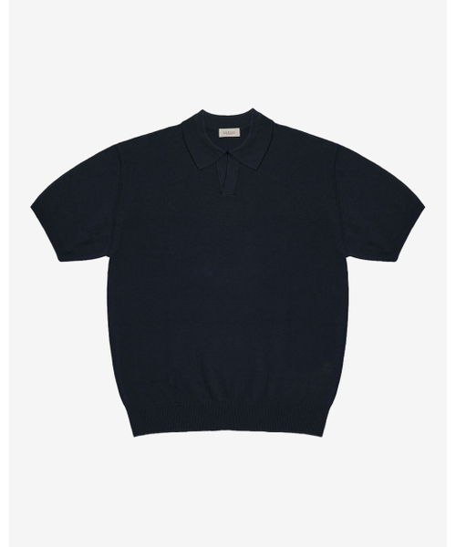 sortie(ソルティ)の「Essential Comfort Open Collar Knit (Navy)(ニット/セーター・メンズ・その他・LARGE/MEDIUM/X-LARGE)」の1枚目の写真