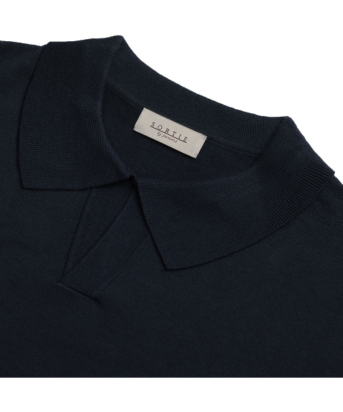 sortie(ソルティ)の「Essential Comfort Open Collar Knit (Navy)(ニット/セーター・メンズ・その他・LARGE/MEDIUM/X-LARGE)」の3枚目の写真