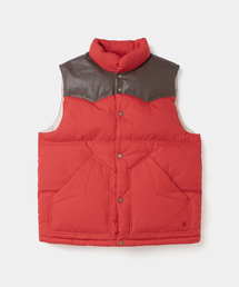 UNIFORM BRIDGE（ユニフォームブリッジ）の「western down vest red（ダウンベスト）」