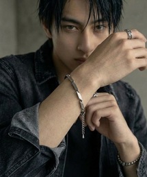 MONOCHROME（モノクローム）の「シルバーエッジリンクブレスレット（ブレスレット）」