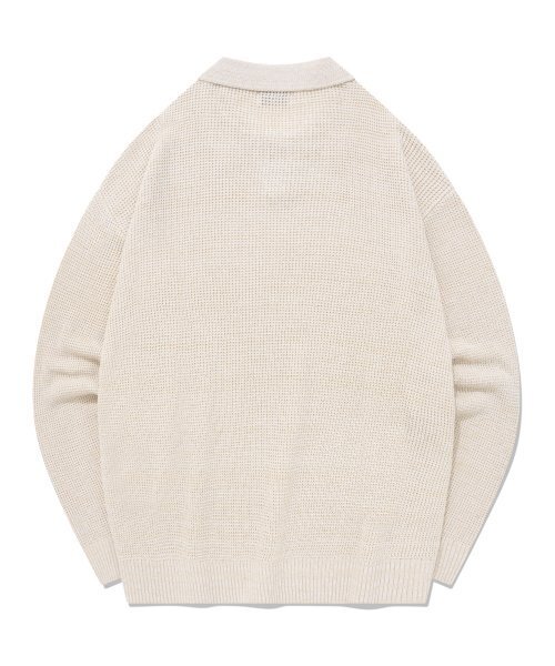 COVERNAT(カバーナット)の「オープンカラー ニット アイボリー(ニット/セーター・レディース・その他・LARGE/MEDIUM/SMALL/X-LARGE)」の2枚目の写真