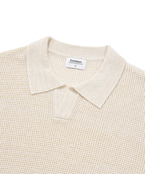 COVERNAT(カバーナット)の「オープンカラー ニット アイボリー(ニット/セーター・レディース・その他・LARGE/MEDIUM/SMALL/X-LARGE)」の3枚目の写真