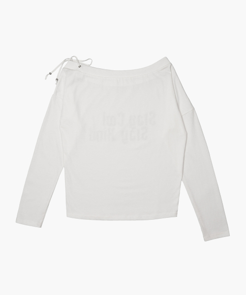 ROUGHNECK（ラフネック）の「スレイオフショルダートップ ホワイト（Tシャツ/カットソー・レディース・その他・FREE）」の16枚目の写真