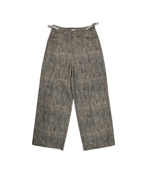 SEEN（シーン）の「2-TONE WIDE DENIM PANTS (Blue)（その他パンツ）」