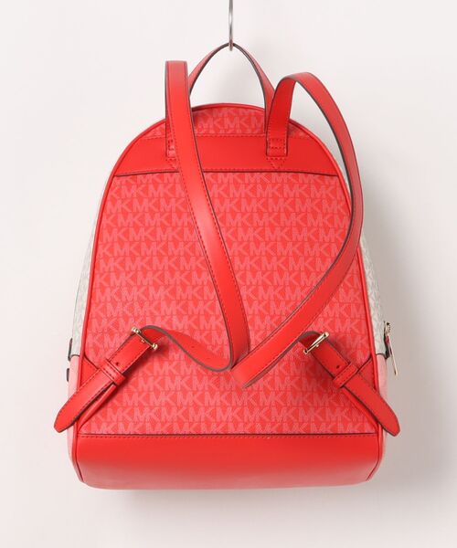 MICHAEL KORS(マイケルコース)の「RHEA ジップ バックパック ミディアム - MKシグネチャー(バックパック/リュック・レディース・レッド系その他・FREE)」の2枚目の写真