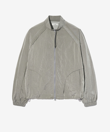ECORR（エコル）の「パイプトリミングクランクルジャケット_グレー（ナイロンジャケット）」
