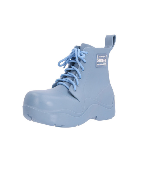 SHOEHI(シューハイ)の「ロラレースアップレインブーツ(3Colors)_R0010(レインシューズ・レディース・ブラック/ブルー/アイボリー・M size/L size/S size)」の3枚目の写真