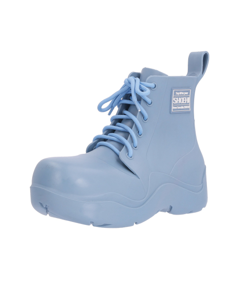 SHOEHI(シューハイ)の「ロラレースアップレインブーツ(3Colors)_R0010(レインシューズ・レディース・ブラック/ブルー/アイボリー・M size/L size/S size)」の11枚目の写真