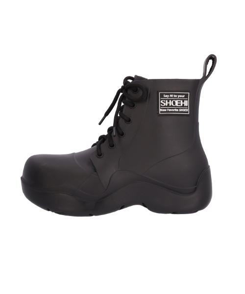 SHOEHI(シューハイ)の「ロラレースアップレインブーツ(3Colors)_R0010(レインシューズ・レディース・ブラック/ブルー/アイボリー・M size/L size/S size)」の12枚目の写真