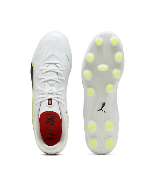 PUMA(プーマ)の「PUMA プーマ メンズ キング 20 プロ HG/AG サッカースパイク(スニーカー・メンズ・ホワイト系その他・27.0cm/26.5cm/26.0cm/28.5cm/28.0cm/27.5cm/25.5cm)」の4枚目の写真