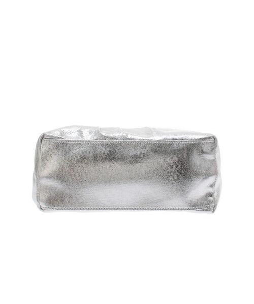 Ungrid(アングリッド)の「ギャザーデザインハンドバッグ(ハンドバッグ・レディース・シルバー/ブラック・FREE)」の7枚目の写真