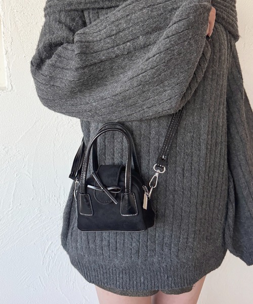 apres jour(アプレジュール)の「【apres jour×ARIAZ】リボンショルダーバッグ(ショルダーバッグ・レディース・ブラック/ダークブラウン・FREE)」の8枚目の写真