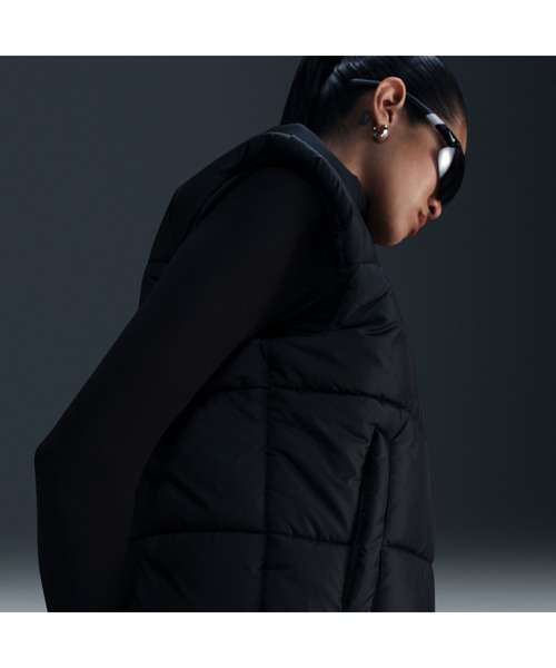 NIKE(ナイキ)の「NIKE ナイキ ナイキ ウィメンズ NSW TF SYNFL CLSC ベスト(ダウンベスト・レディース・ブラック・M/L)」の5枚目の写真