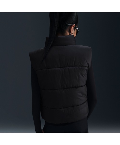NIKE(ナイキ)の「NIKE ナイキ ナイキ ウィメンズ NSW TF SYNFL CLSC ベスト(ダウンベスト・レディース・ブラック・M/L)」の6枚目の写真