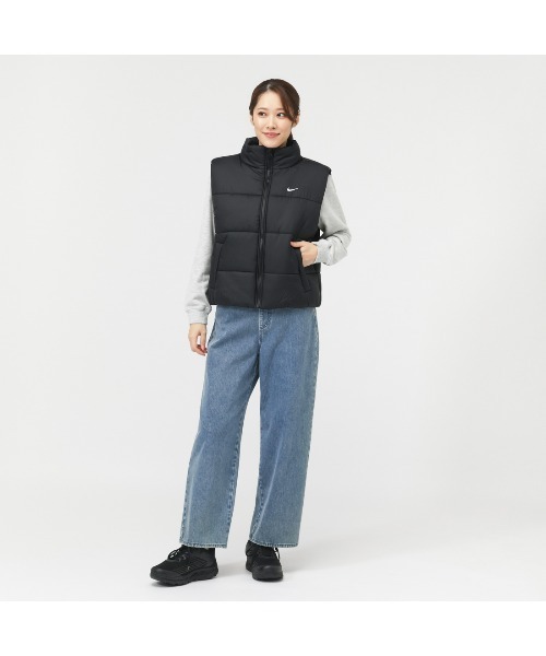 NIKE(ナイキ)の「NIKE ナイキ ナイキ ウィメンズ NSW TF SYNFL CLSC ベスト(ダウンベスト・レディース・ブラック・M/L)」の8枚目の写真