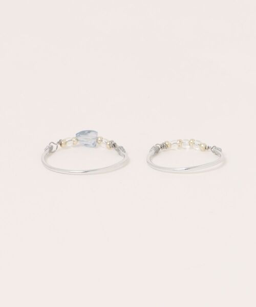 tone（トーン）の「【marumusubi】tetra  ring(MA)（リング・レディース・シルバー・FREE）」の3枚目の写真
