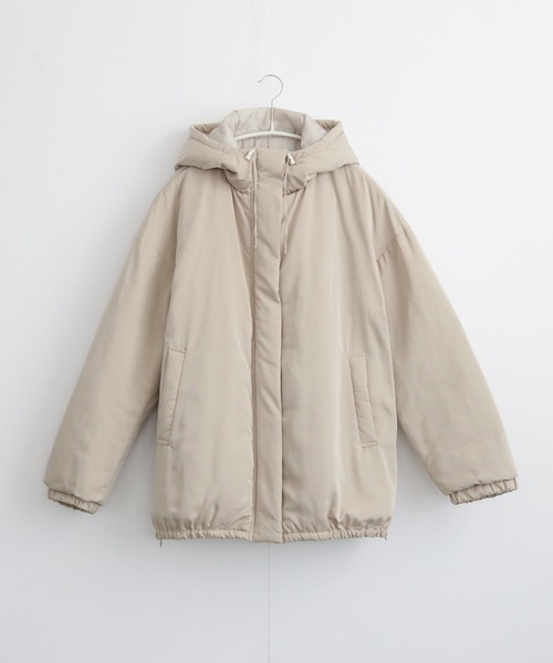 for/c(フォーシー)の「中わたはっ水アウター【サスティナブル】(その他アウター・レディース・ブラック/ベージュ・L/M)」の12枚目の写真