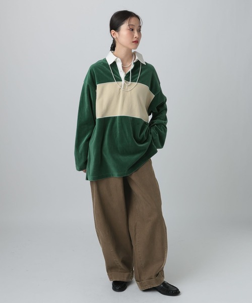 LEPSIM（レプシィム）の「CRツイルバレルパンツ　625287（その他パンツ・レディース・ブラウン/ベージュ・MEDIUM/LARGE）」の13枚目の写真