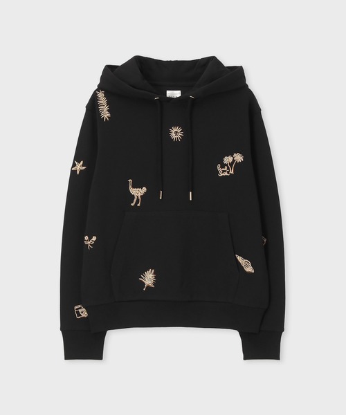 ウィメンズ エンブロイダリー デザイン パーカ / 165102 J267