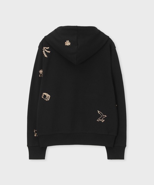 ウィメンズ エンブロイダリー デザイン パーカ / 165102 J267