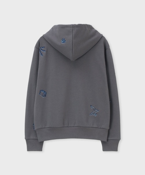 ウィメンズ エンブロイダリー デザイン パーカ / 165102 J267