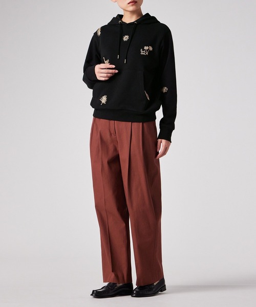 ウィメンズ エンブロイダリー デザイン パーカ / 165102 J267