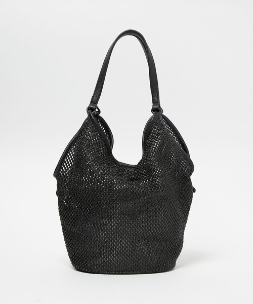 EMMEL REFINES（エメルリファインズ）の「＜EMMEL REFINES＞EM カゴ トートバッグ（ショルダーバッグ・レディース・ナチュラル/ブラック/ダークブラウン・FREE）」の2枚目の写真