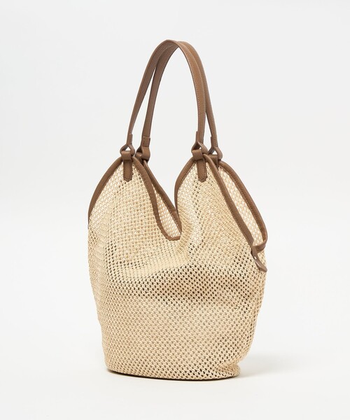 EMMEL REFINES（エメルリファインズ）の「＜EMMEL REFINES＞EM カゴ トートバッグ（ショルダーバッグ・レディース・ナチュラル/ブラック/ダークブラウン・FREE）」の8枚目の写真