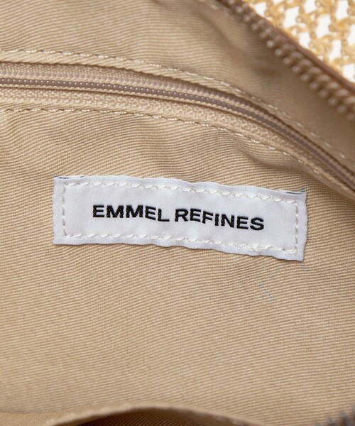 EMMEL REFINES（エメルリファインズ）の「＜EMMEL REFINES＞EM カゴ トートバッグ（ショルダーバッグ・レディース・ナチュラル/ブラック/ダークブラウン・FREE）」の14枚目の写真