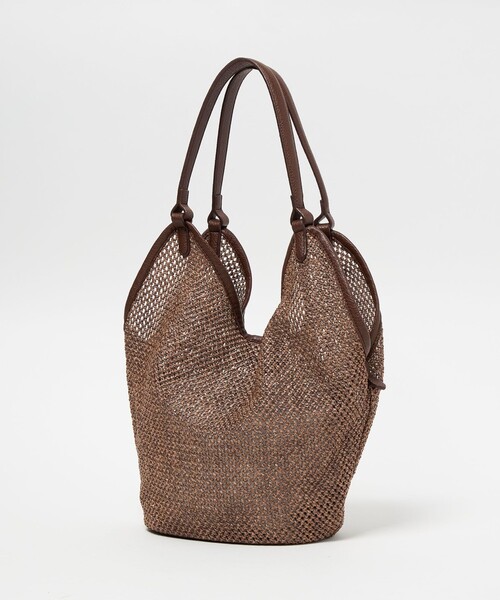 EMMEL REFINES（エメルリファインズ）の「＜EMMEL REFINES＞EM カゴ トートバッグ（ショルダーバッグ・レディース・ナチュラル/ブラック/ダークブラウン・FREE）」の20枚目の写真