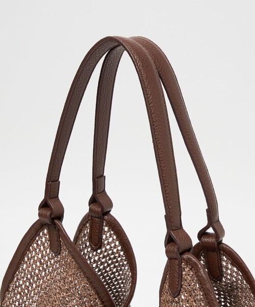 EMMEL REFINES（エメルリファインズ）の「＜EMMEL REFINES＞EM カゴ トートバッグ（ショルダーバッグ・レディース・ナチュラル/ブラック/ダークブラウン・FREE）」の21枚目の写真