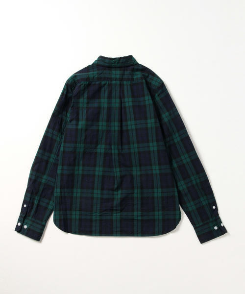 BEAMS BOY（ビームスボーイ）の「BEAMS BOY / チェック ボタンダウンシャツ（シャツ/ブラウス・レディース・ホワイト/ブルー/ネイビー・ONE SIZE）」の8枚目の写真