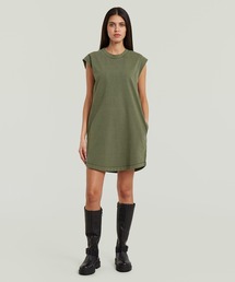 G-STAR（ジースター）の「Washed T-Shirt Dress/ウォッシュ加工Tシャツワンピース（ワンピース）」