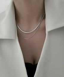 REBALANCE | 2連スネークチェーンネックレス(ネックレス)