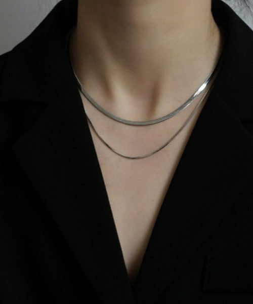 REBALANCE（リバランス）の「2連スネークチェーンネックレス（ネックレス・レディース・A/B・FREE）」の5枚目の写真