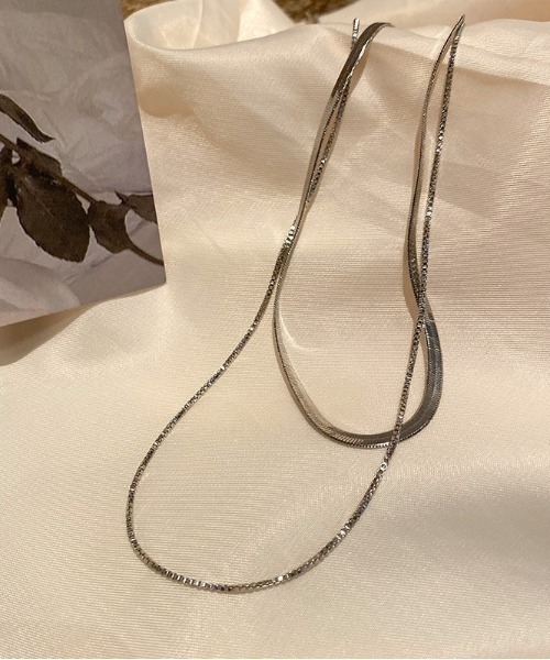 REBALANCE（リバランス）の「2連スネークチェーンネックレス（ネックレス・レディース・A/B・FREE）」の19枚目の写真