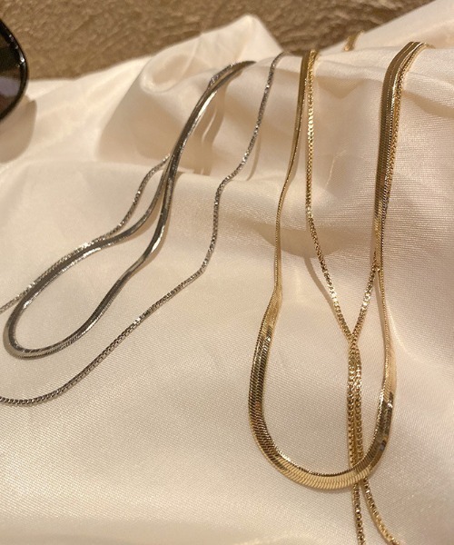 REBALANCE（リバランス）の「2連スネークチェーンネックレス（ネックレス・レディース・A/B・FREE）」の20枚目の写真