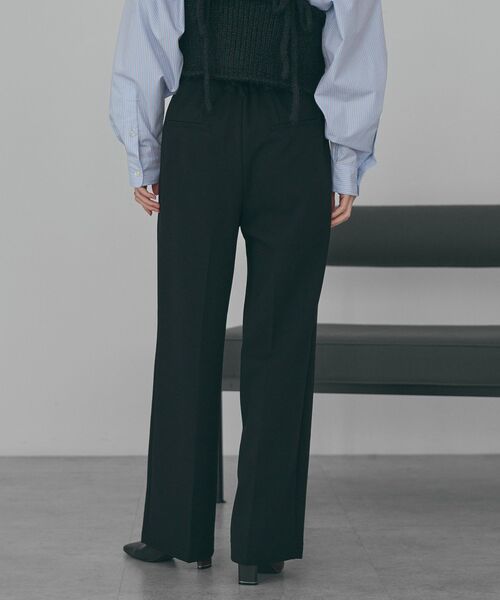 AMERICAN HOLIC（アメリカンホリック）の「美・美・美あったかワイドパンツ（スラックス・レディース・ブラウン/チャコールグレー/ブラック・XL/S/L/M）」の9枚目の写真