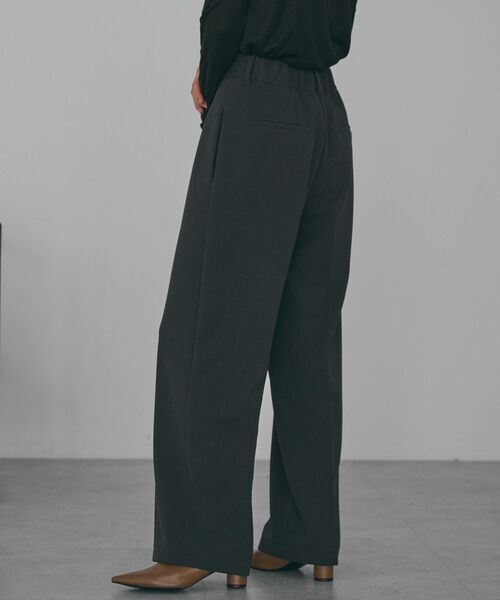 AMERICAN HOLIC（アメリカンホリック）の「美・美・美あったかワイドパンツ（スラックス・レディース・ブラウン/チャコールグレー/ブラック・XL/S/L/M）」の18枚目の写真