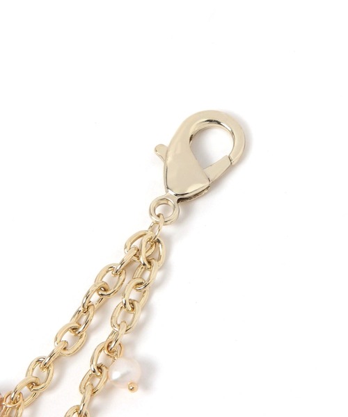 PAGEBOY(ページボーイ)の「ハートチェーンチャーム(チャーム・レディース・ライトベージュ/グレイッシュベージュ・FREE)」の3枚目の写真