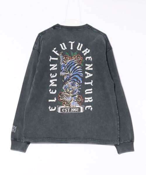 ELEMENT（エレメント）の「ELEMENT メンズ TIGER LS ロンT 【2026年春夏モデル】（Tシャツ/カットソー・メンズ・ブラック/ブラック系その他/ホワイト・X-LARGE/LARGE/MEDIUM）」の7枚目の写真