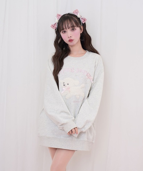 Honey Cinnamon（ハニーシナモン）の「フライングドッグスウェット（スウェット・レディース・ブラック/グレー・FREE）」の10枚目の写真