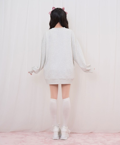 Honey Cinnamon（ハニーシナモン）の「フライングドッグスウェット（スウェット・レディース・ブラック/グレー・FREE）」の11枚目の写真