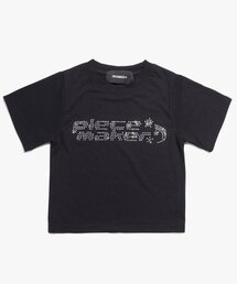 CRYSTAL LOGO CROP TEE (BLACK)